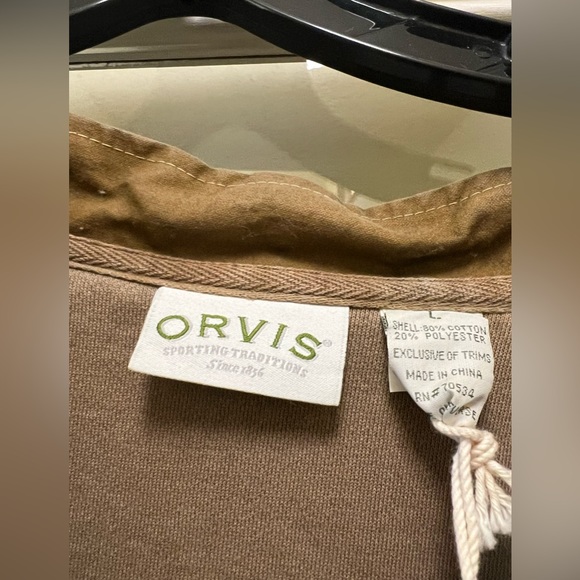 New! Orvis Official Dog Walker 1/4 Pullover Sweatshirt men's LARGE embroidered - Picture 5 of 5